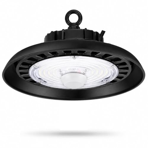 100W LED UFO High Bay Light - UHBM - 16300 Lumens - Motion Sensor - Hook Mount - UL Listed