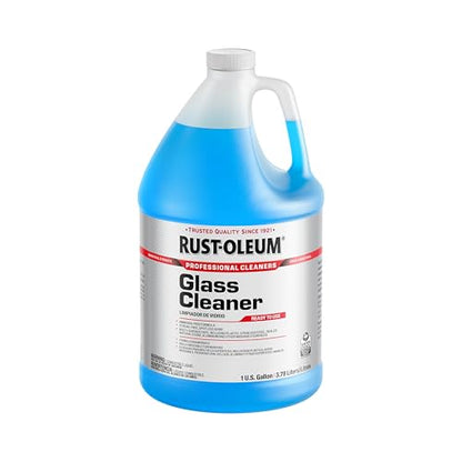Rust-Oleum Professional Cleaners Glass Cleaner | One Gallon (128oz) | Ready to Use Refill Bottle | Professional Strength | Ammonia Free - size: 128 Fl Oz (Pack of 1)