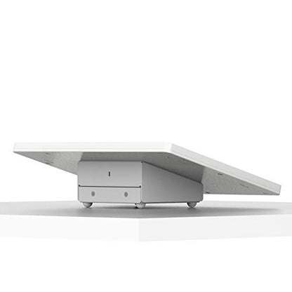 VidaMount White Enclosure and Fixed Tilted 15° Desk/Surface Mount [Bundle] Compatible with iPad Pro 12.9" (1st/2nd Gen) - color: White, size: iPad Pro 12.9" (1st/2nd Gen)
