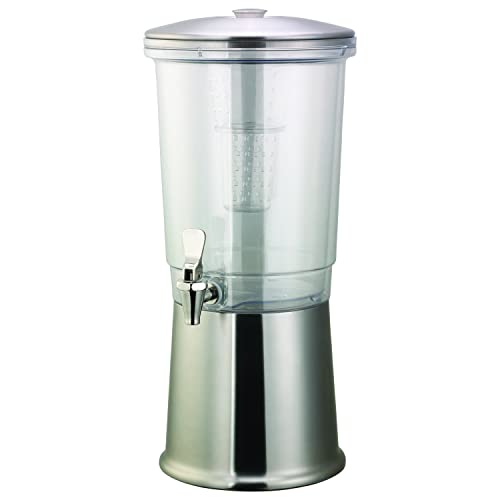 Service Ideas Double Wall Beverage Dispenser, 3 Gallon, Stainless Steel - color: Brushed