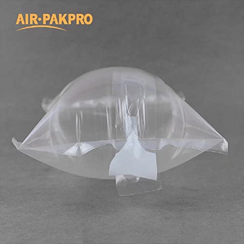 100 Pack with Hand Pump AIR PAKPRO 9.8"X15.7" Clear Plastic Inflatable Air Packaging Bags Air Pillows Air Cushions Buffer Bags Void Fill Cushioning for Shipping and Packaging