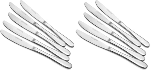 Aebeky 16-Piece Stainless Steel Table Knives,Dinner Knives Set,9.1-Inch (16-Piece) (Pack of 2) - size: 16-Piece (Pack of 2)