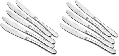 Aebeky 16-Piece Stainless Steel Table Knives,Dinner Knives Set,9.1-Inch (16-Piece) (Pack of 2) - size: 16-Piece (Pack of 2)