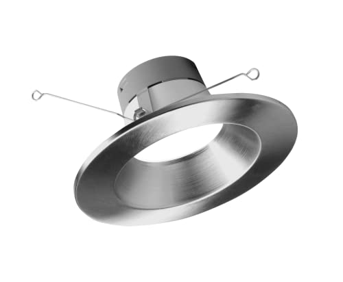 Nicor DLR566091203KNK DLR56(v6) 5/6-inch Nickel 900 Lumen 3000K Recessed LED Downlight - color: Nickel, style: 1 Pack