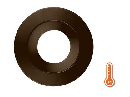 NICOR DLR566091203KOB DLR56(v6) 5/6-inch Oil-Rubbed Bronze 900 Lumen 3000K Recessed LED Downlight - color: Oil-Rubbed Bronze, style: 1 Pack
