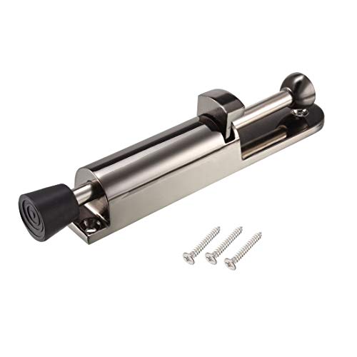 uxcell Kickdown Door Stopper Spring Loaded Foot Pedal Door Stops Holder Black - color: Black
