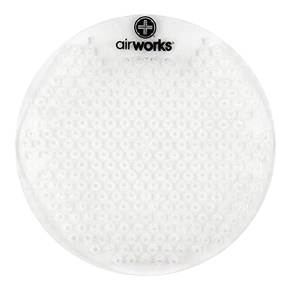 airworks AWSFUS233-BX Splash Free Urinal Screen, Sunburst, 0.22 lb, 8" Height, 6" Width, Clear (Pack of 10) - color: Clear Sunburst