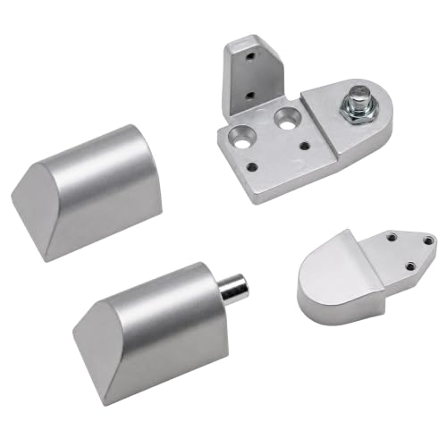 Pacific Doorware Commercial Door Pivot Hinge Set - Left Hand, Aluminum - color: Aluminum Silver, size: Left Hand