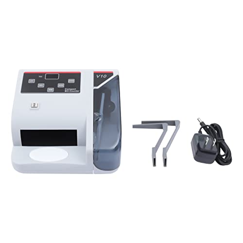 Portable Money Counter with Uv/Mg/Wm Counterfeit Detection 600Pcs/Min Bill Multi-Currency Counting Machine 100-240V Led Display，Bill for Business Mixed Denomination Money Counting Machine