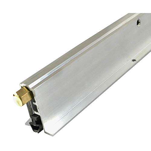 Fire Rated/Light Duty/Concealed Automatic Door Bottom with Solid Rubber Extrusion (7023CA), SMS # 6 x 1/2'' Supplied, (9/16'' W x 1-1/2'' H x 30'' L) - size: 30''