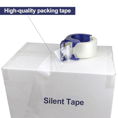 BOMEI PACK Clear Packing Tape, 12 Rolls Heavy Duty Packaging Tape for Shipping Packaging Moving Sealing, Thicker Clear Packing Tape, 1.88 inches Wide, 110 Yards Per Roll, Total 1320 Yards - color: Clear, size: 110yds