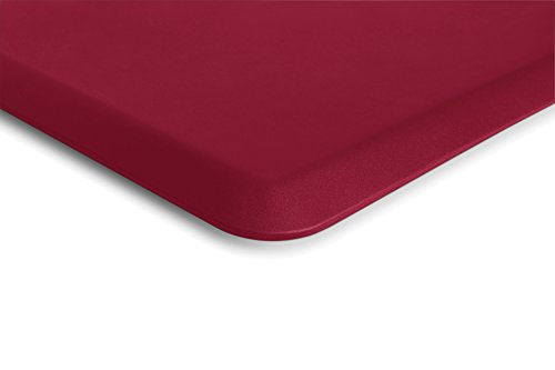 Norsk Anti-Fatigue Mats, 1 Pack – 20” x 39” x 0.75” Thick Cushioned Memory Foam Floor Mats for Standing Desk, Kitchen, Laundry & Workshop – Non-Slip, Waterproof, Stain-Resistant, Burgundy