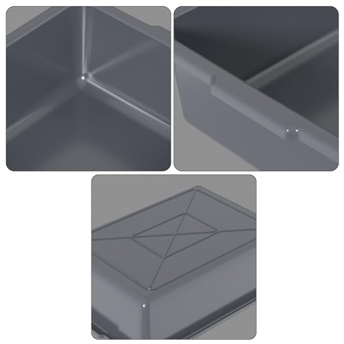 13 L Small Commercial Bus Tubs, Restaurant Wash Basin, 12 Packs - size: 13 L without Lid