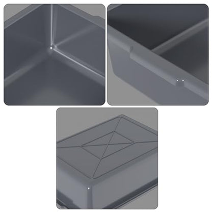 13 L Small Commercial Bus Tubs, Restaurant Wash Basin, 12 Packs - size: 13 L without Lid