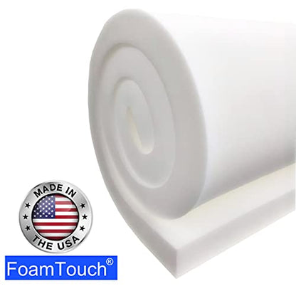 FoamTouch Upholstery Foam Cushion High Density 5'' Height x 30'' Width x 72'' Length - size: 5" x 30" x 72"