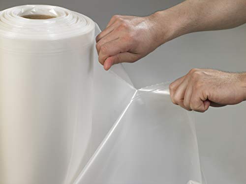 Aviditi 48" x 42" x 48" Pallet Covers/Bin Liners, 4 Mil, Clear, Perforated Roll, Use to Protect Pallets and Equipment During Shipment or Storage (1 Roll of 25)