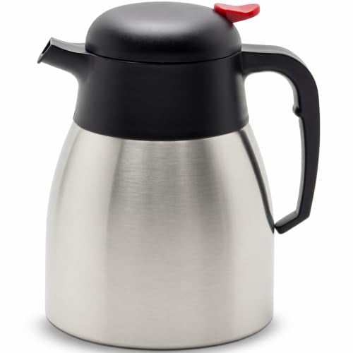 Winco 1.2 L Stainless Steel Carafe - size: 40.6 Ounces