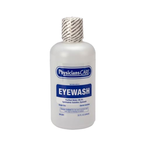 PhysiciansCare Eye Wash Solution, Sterile Isotonic Buffered Solution for Flushing & Irrigating Eyes, 32-oz Bottle - style: Eyewash Refill