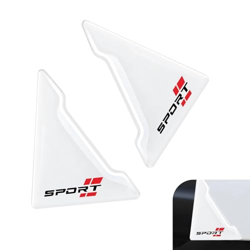 2 PCS Car Door Corner Guards, PVC Anti-Collision Right-Angle Car Door Edge Protector Sticker, Self-Adhesive Paint Protection, Universal for Most Cars, SUVs (Sport Style) - color: Sport Style