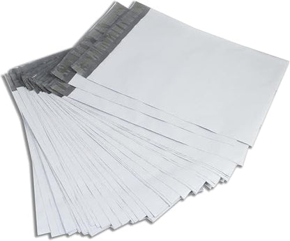 9527 Product Poly Mailers Envelopes Shipping Bags Self Sealing,100 Bags,10x13 inches,2.5 Mil (White) - color: White, size: 10"x13"|100Pcs