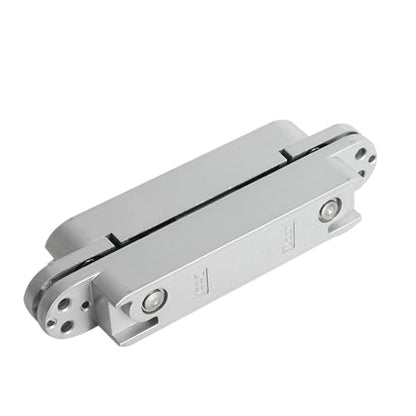 4-Pack 6 inch Hidden Door Hinges Heavy Duty Silver, Invisible Concealed Hinges Zinc Alloy 6''x 2.5''x1Inch, 180 Degree Swing Hinge, 3 Way Adjustable Hinge with Pins and Screws - color: Silver, size: 6 Inch