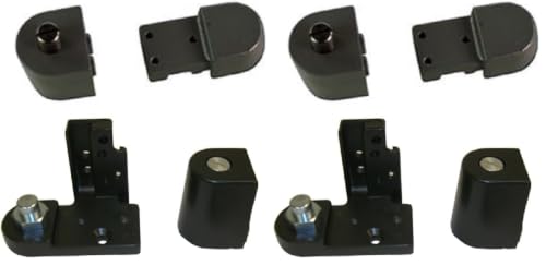 Pacific Doorware Kawneer Style TOP & Bottom Pivot Hinge Set for Commercial Adams Rite Type Storefront Door, Choose Handing & Finish (Duronotic Bronze, Right Hand) (Pack of 2) - color: Duronotic Bronze, size: Right Hand (Pack of 2)