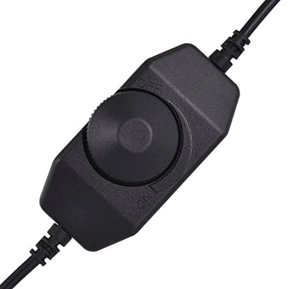 2 Pack LED Strip Light Dimmer Switch, DC 12V-24V LED Brightness Adjustable Controller for Strip Lights,LED Rope Light 3528,5050,5630 - color: Black