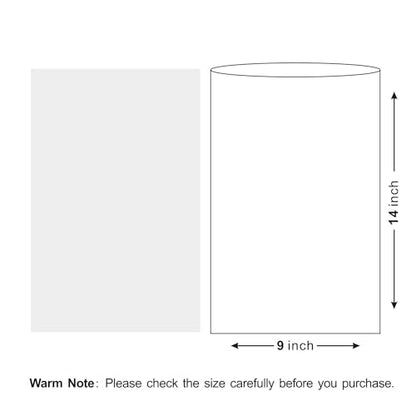 Heat Shrink Wrap Bags 100Pcs 9x14 Inches Professional Grade PVC Heat Shrink Wrap is Used to Store Wrap Embellished, Gift Baskets, Shoes, Jars, Industrial Grade Shrink Wrap Bags Transparent - size: 9x14 Inch