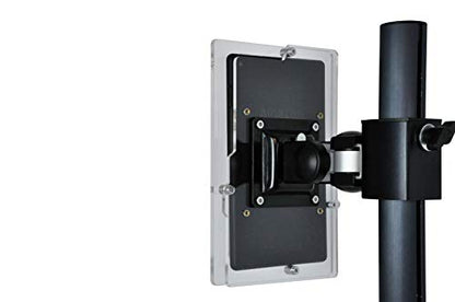 Security Anti-Theft Acrylic VESA Enclosure for Amazon Tablet with Free Wall Mount Kit (Clear, Fire HD 6) - color: Clear, size: HD 6