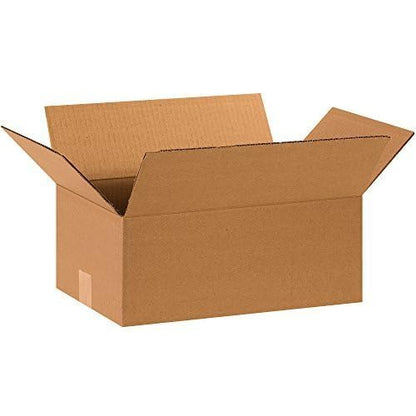 BOX USA Moving Boxes Holds 65lbs, 15"L x 10"W x 6"H (25-Pack) Small - Corrugated Cardboard Box for Shipping, Mailing, Packing, Packaging and Storage - size: Small 25-Pk 15x10x6"