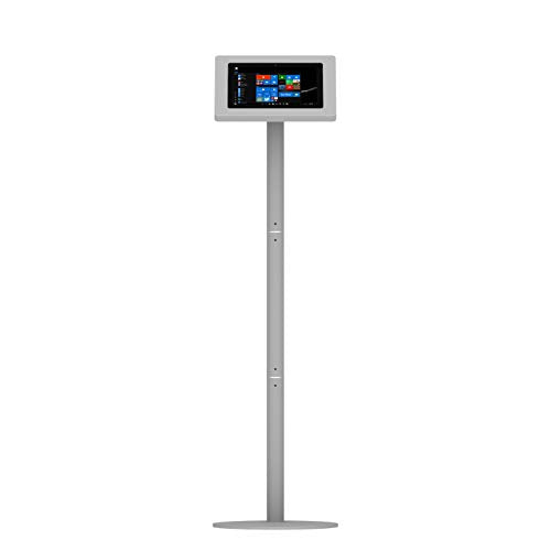 VidaMount Light Grey Enclosure and Floor Stand [Bundle] Compatible with Surface Go, Go 2, Go 3 & Go 4 - color: Light Grey, size: Surface Go, Go 2, Go 3 & Go 4