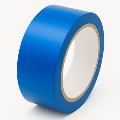 GTSE - Blue Vinyl PVC Floor Tape 2 inch x 108ft Safety Marking Tape - color: Blue, size: 2" x 108 ft