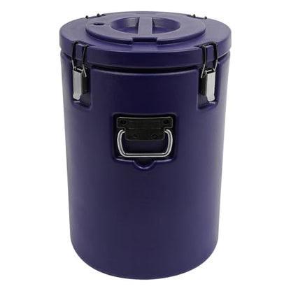DYNAMI 9 Gal Insulated Food Container,Hot Soup Transport Container Blue - color: Blue, size: 9 Gal