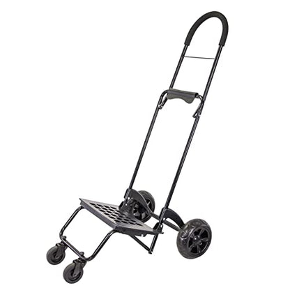 dbest Products Trolley Dolly Rover, 4 Wheeled Push Folding Utility Cart Hand Truck Platform Swivel Wheels Garden Lightweight Luggage Carretilla de Carga Plegable - size: Rover