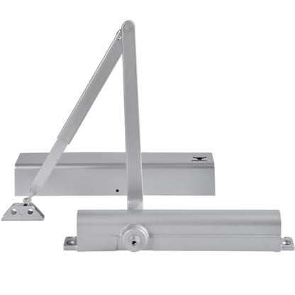 The Door Bull Series 8000 Commercial Grade 1 Hydraulic Door Closer - size: DC8016 Series, style: Silver
