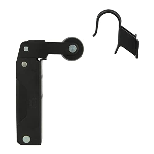 Amig - Door Retainer | Hydraulic Door Closer | Made of Aluminium | Dimensions: 108 x 32 mm | Ideal as a Brake, Stop or Door Buffer | Colour: Black | Maximum Weight 40 kg - color: Black