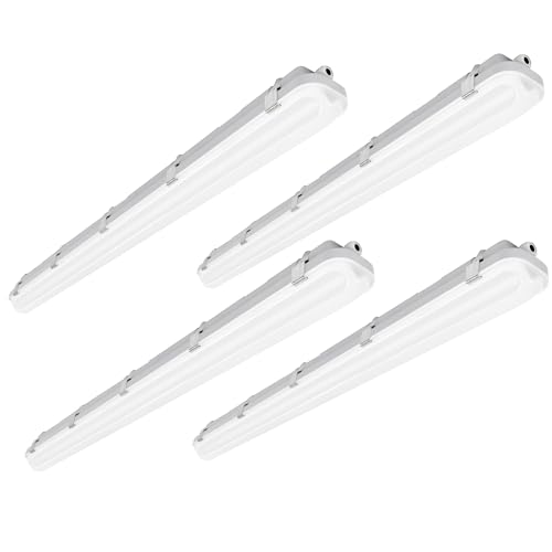 hykolity 4FT LED Vapor Tight Light, 40/50/60W Vapor Light Fixture, 130LM/W