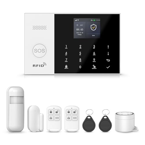 PGST A105F Alarm System for Home Security with Door Sensors,App Alerts