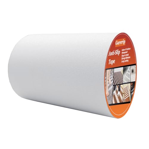 Clear Anti Slip Tape, 8 Inch x 35 Feet Griptape, Transparent Grip Tape Non-Slip Adhesive Tape Indoor/Outdoor Stair,Tubs, Boats, Safety Grip Tape Non Skid Roll for Stair Steps - color: Clear(Width 8inch), size: 8 Inch x 35 Feet