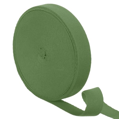 uxcell 23 Yards Cotton Twill Tape, 3/4-inch Herringbone Webbing Ribbon Bias Binding Tapes for Clothes Sewing, DIY Crafting (Blue Green) - color: Blue Green, size: 3/4-inch