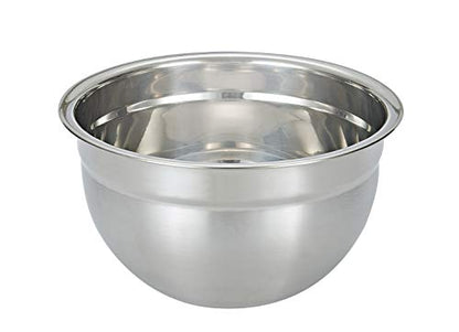 Stainless Steel Mixing Bowl for Baking Cooking and Food Storage Metal Kitchen Aid Mixing Bowls 5 Quart - size: 26CM