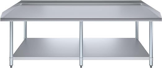 72" x 30" Stainless Steel Equipment Stand, 24" Tall - size: 72" x 30"