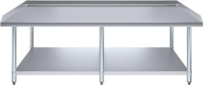 72" x 30" Stainless Steel Equipment Stand, 24" Tall - size: 72" x 30"
