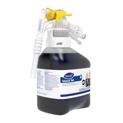 Diversey Glance NA Glass and Multi-Surface Cleaner, 1.5 L, 2/Carton - size: 50.72 Fl Oz (Pack of 1)
