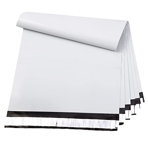 Metronic Large Poly Mailers 19x24 100 Pack, White Self Seal Shipping Bags - color: White, size: 19x24 100PC