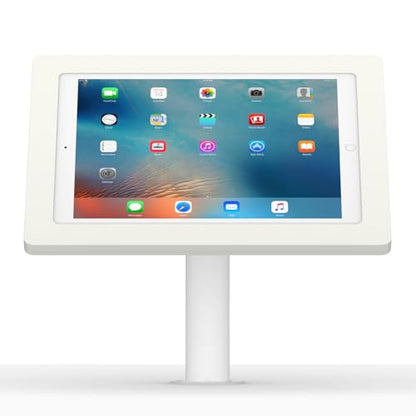 VidaMount White Enclosure and Fixed Neck Wall/Table Surface Mount [Bundle] Compatible with iPad Pro 12.9" (1st/2nd Gen) - color: White, size: iPad Pro 12.9" (1st/2nd Gen)