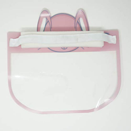 ArtToFrames Protective Face Shield 5 Pack, Kids Bunny Design, Fully Transparent Face and Eye Protection from Droplets and Saliva. Comes Assembled. - color: Bunny, size: 5 Pack