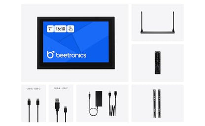Beetronics 7 Inch Touchscreen Monitor | Full HD 1080p | 7TS7M/U1 - size: 7 Inch
