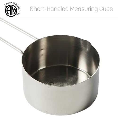 American METALCRAFT, Inc. 1/2 Stainless Steel Measuring Cup, 1/2-Cup, Silver - size: 1/2-Cup