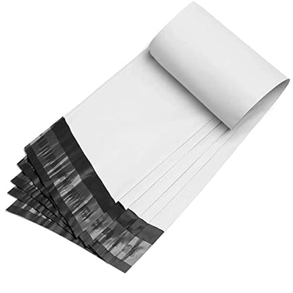 Poly Mailers Long Shipping Bags 6x25 Inch 50 Pack Envelopes Bag for Unique Items Storage Packaging, White Self Sealing Waterproof Mailing - size: 6x25 Inches